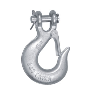 Fòje Clevis glise Hook Avèk Latch